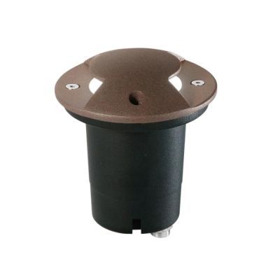 HUMMER R2 FARETTO CARRABILE DA INCASSO 2 LUCI ROTONDO IP67 IN ACCIAIO 3 COLORI LAMPADINA ATTACCO GU10