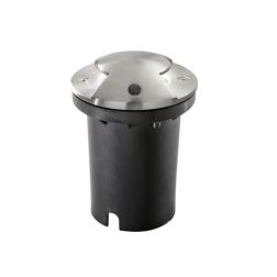 HUMMER R2 FARETTO CARRABILE DA INCASSO 2 LUCI ROTONDO IP67 IN ACCIAIO 3 COLORI LAMPADINA ATTACCO GU10 2