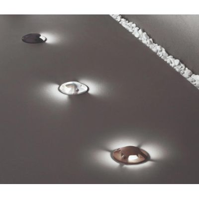 HUMMER R2 FARETTO CARRABILE DA INCASSO 2 LUCI ROTONDO IP67 IN ACCIAIO 3 COLORI LAMPADINA ATTACCO GU10