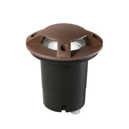HUMMER R4 FARETTO CARRABILE DA INCASSO 4 LUCI ROTONDO IP67 IN ACCIAIO 3 COLORI LAMPADINA ATTACCO GU10 2