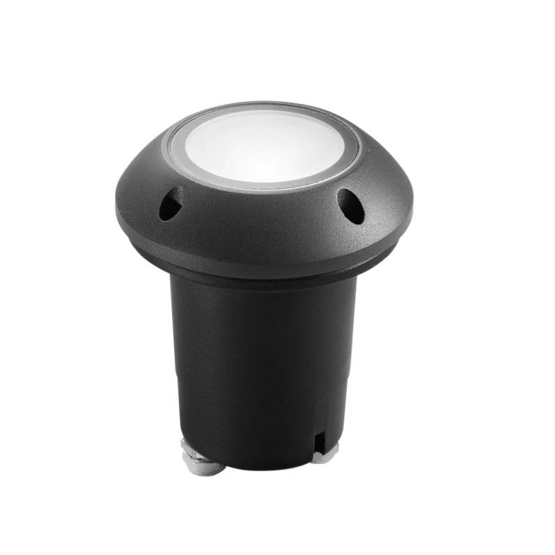 HUMMER UP FARETTO CARRABILE DA INCASSO ROTONDO IP67 IN ACCIAIO 3 COLORI LAMPADINA ATTACCO GU10