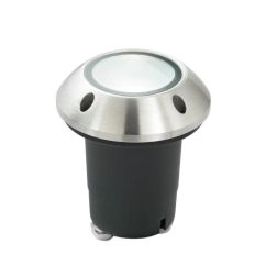 HUMMER UP FARETTO CARRABILE DA INCASSO ROTONDO IP67 IN ACCIAIO 3 COLORI LAMPADINA ATTACCO GU10