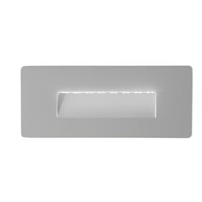 STRATOS SEGNAPASSO ALLUMINIO 4 COLORI RETTANGOLARE IP65 LED 5W LUCE 3000K-4000K-6000K PER SCATOLA 506L