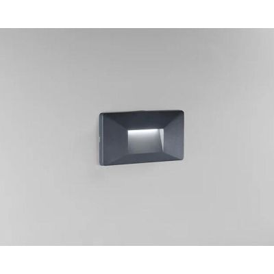 BREEN SEGNAPASSO DA INCASSO 3 COLORI IP65 LED 4W LUCE 3000K-3500K-4000K PER SCATOLA 506L