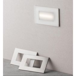 BOLT SEGNAPASSO DA INCASSO IP65 SENSORE MOVIMENTO E CREPUSCOLARE LED 3W LUCE 4000K PER SCATOLA 503