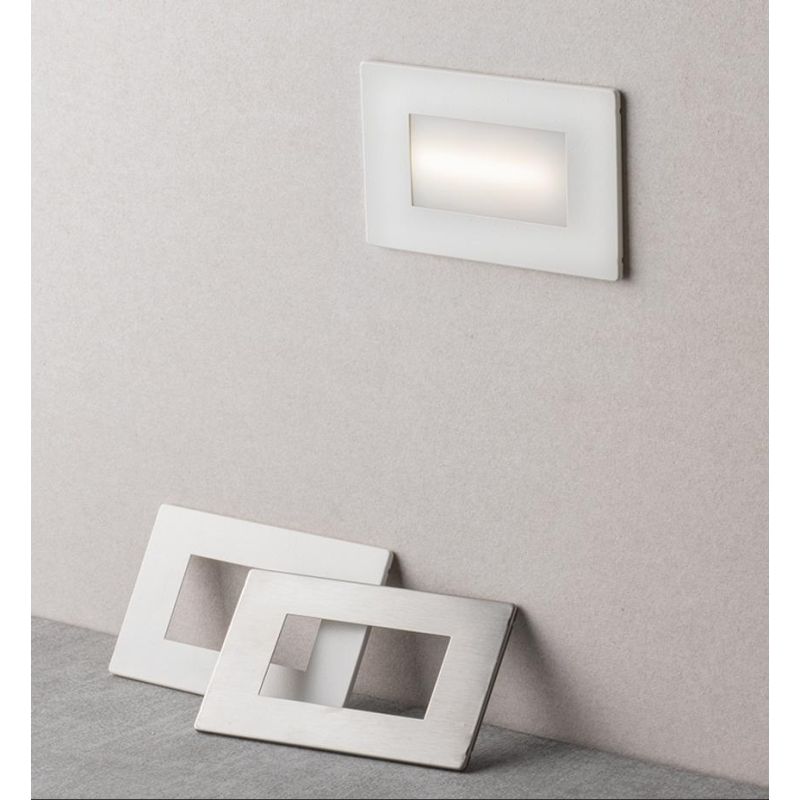 BOLT SEGNAPASSO DA INCASSO IP65 SENSORE MOVIMENTO E CREPUSCOLARE LED 3W LUCE 4000K PER SCATOLA 503