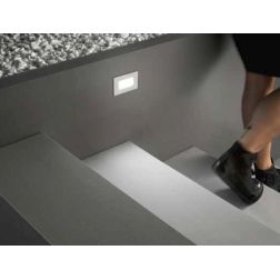 BOLT SEGNAPASSO DA INCASSO IP65 SENSORE MOVIMENTO E CREPUSCOLARE LED 3W LUCE 4000K PER SCATOLA 503 2