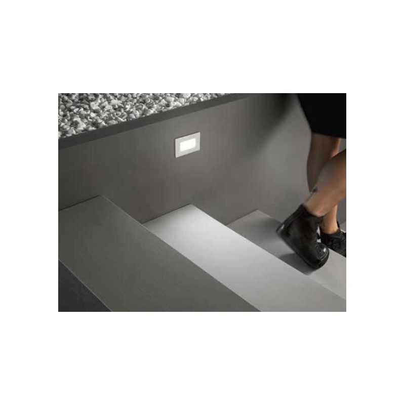 BOLT SEGNAPASSO DA INCASSO IP65 SENSORE MOVIMENTO E CREPUSCOLARE LED 3W LUCE 4000K PER SCATOLA 503