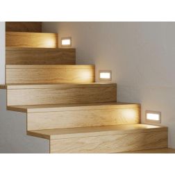 BOLT SEGNAPASSO DA INCASSO IP65 LED 5W LUCE CCT 3000K-4000K-6500K PER SCATOLA 506L 2