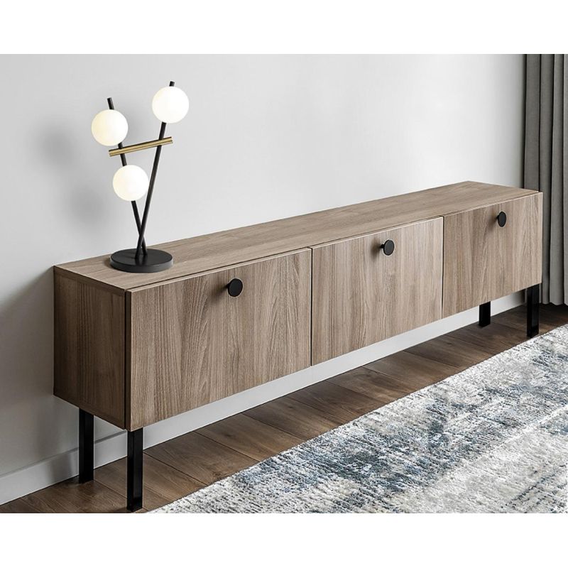 KIKA LAMPADA DA TAVOLO A 3 LUCI H52 CM IN METALLO NERO CON SFERE BIANCO LATTE DIMMERABILE LAMPADINE ATTACCO G9