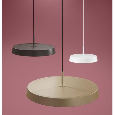 URBAN SOSPENSIONE MODERNA 3 MISURE METALLO 4 COLORI LED INTEGRATO LUCE CCT 3000K-4000K DIMMERABILE