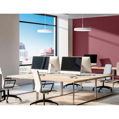 URBAN SOSPENSIONE MODERNA 3 MISURE METALLO 4 COLORI LED INTEGRATO LUCE CCT 3000K-4000K DIMMERABILE