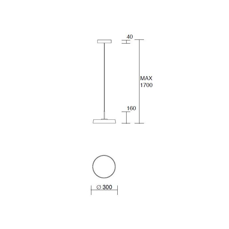 URBAN SOSPENSIONE MODERNA 3 MISURE METALLO 4 COLORI LED INTEGRATO LUCE CCT 3000K-4000K DIMMERABILE