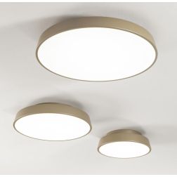 URBAN PLAFONIERA MODERNA 3 MISURE METALLO 4 COLORI LED INTEGRATO LUCE CCT 3000K-4000K DIMMERABILE
