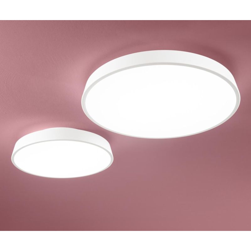 URBAN PLAFONIERA MODERNA 3 MISURE METALLO 4 COLORI LED INTEGRATO LUCE CCT 3000K-4000K DIMMERABILE