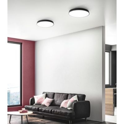 URBAN PLAFONIERA MODERNA 3 MISURE METALLO 4 COLORI LED INTEGRATO LUCE CCT 3000K-4000K DIMMERABILE