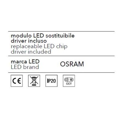 URBAN PLAFONIERA MODERNA 3 MISURE METALLO 4 COLORI LED INTEGRATO LUCE CCT 3000K-4000K DIMMERABILE