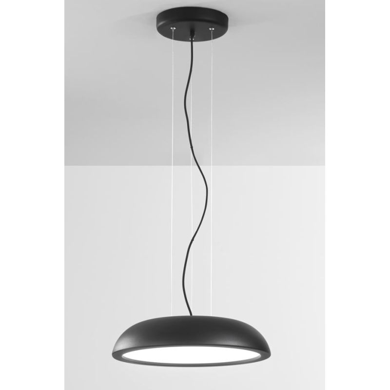 ZENAL SOSPENSIONE MODERNA 3 MISURE ALLUMINIO 4 COLORI LED INTEGRATO LUCE CCT 3000K-4000K DIMMERABILE