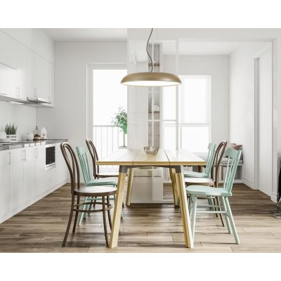 ZENAL SOSPENSIONE MODERNA 3 MISURE ALLUMINIO 4 COLORI LED INTEGRATO LUCE CCT 3000K-4000K DIMMERABILE