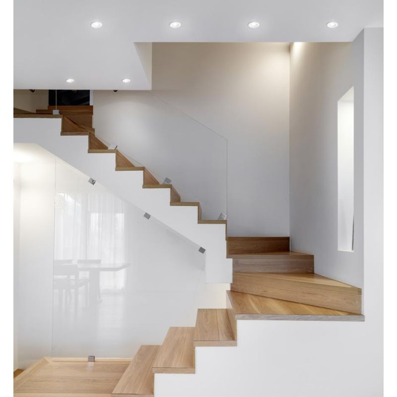 717 FARETTO DA INCASSO ROTONDO D7.7 CM IN ALLUMINIO BIANCO O NERO CON LAMPADINA GU10