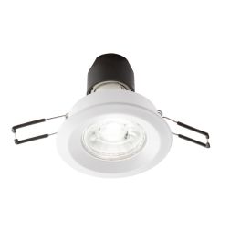 717 FARETTO DA INCASSO ROTONDO D7.7 CM IN ALLUMINIO BIANCO O NERO CON LAMPADINA GU10 2
