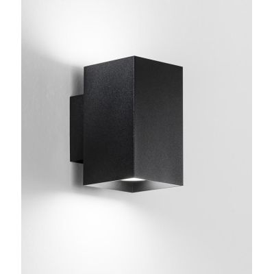 788 789 APPLIQUE IN ALLUMINIO BIANCA O NERA BI-EMISSIONE DI LUCE CON LAMPADINE GX53 MODERNA