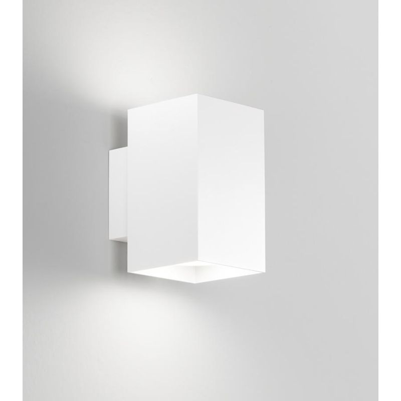 788 789 APPLIQUE IN ALLUMINIO BIANCA O NERA BI-EMISSIONE DI LUCE CON LAMPADINE GX53 MODERNA