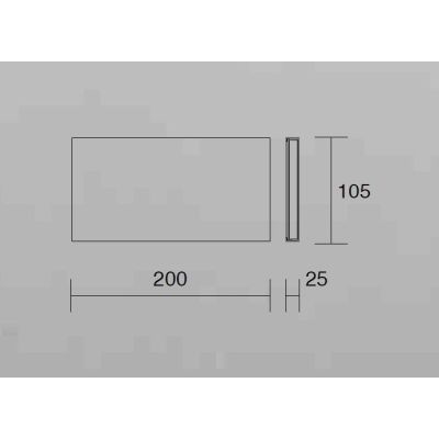 APPLIQUE DA ESTERNO IP65 LED 20W LUCE CCT 3000K-4000K BIEMISSIONE ALLUMINIO 4 COLORI MODERNA