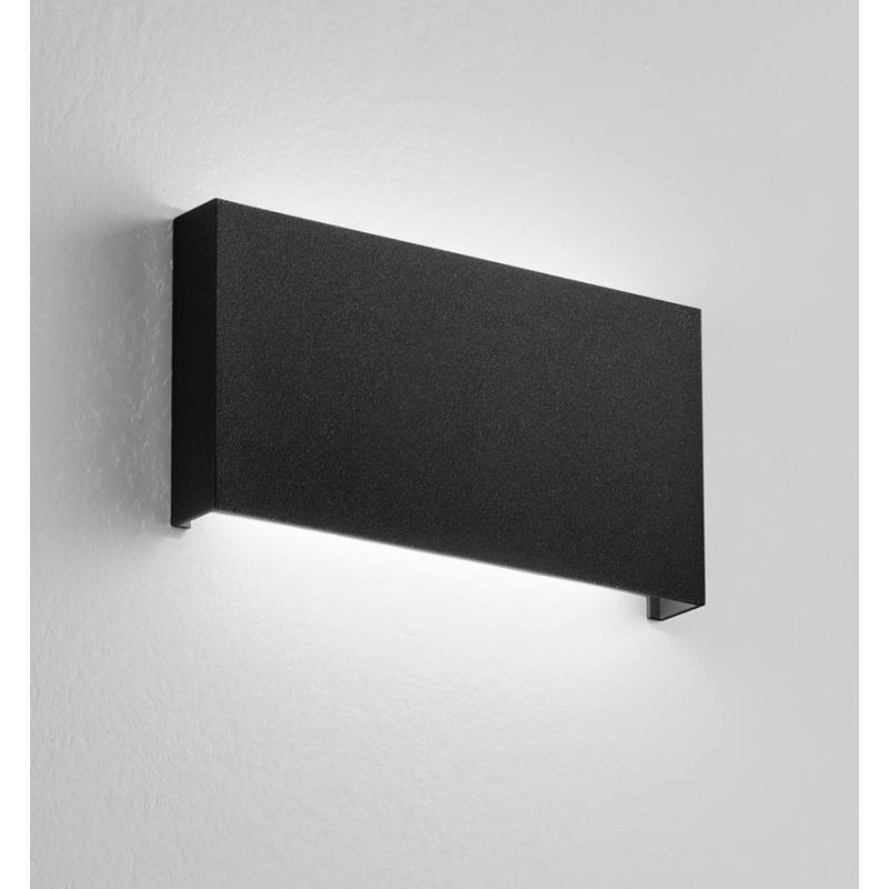 APPLIQUE DA ESTERNO IP65 LED 20W LUCE CCT 3000K-4000K BIEMISSIONE ALLUMINIO 4 COLORI MODERNA