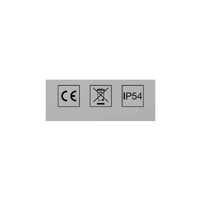 APPLIQUE DA ESTERNO RETTANGOLARE IP54 LUCE DIFFUSA ALLUMINIO 3 COLORI MODERNA LAMPADINE 2XE27