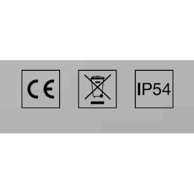 APPLIQUE DA ESTERNO RETTANGOLARE IP54 LUCE DIFFUSA ALLUMINIO 3 COLORI MODERNA LAMPADINE 2XE27