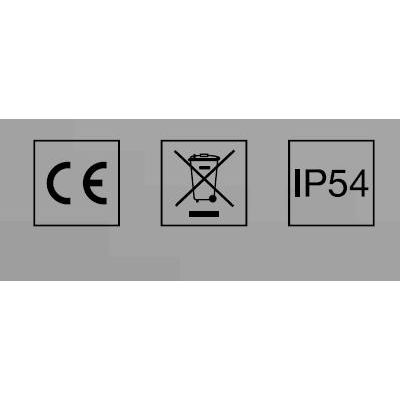 APPLIQUE DA ESTERNO QUADRATA IP54 LUCE DIFFUSA ALLUMINIO 3 COLORI MODERNA LAMPADINE 2XE27