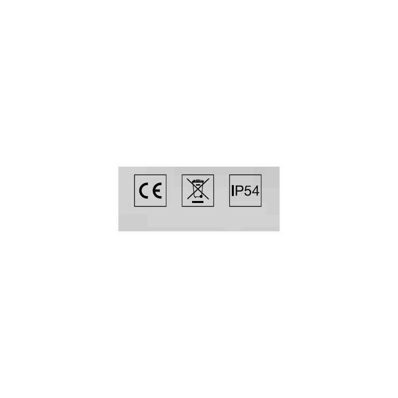 PALUX QUADRA PALO DA GIARDINO IN 2 MISURE IP54 IN ALLUMINIO ANTRACITE O CORTEN CON DIFFUSORE BIANCO LAMPADINA E27
