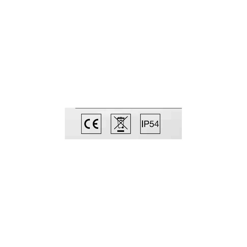 PLEKTRA PALO DA GIARDINO IN 2 MISURE IP54 LED 15W LUCE 3000K ALLUMINIO ANTRACITE O CORTEN MODERNO