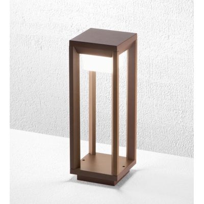FYR PALO DA GIARDINO IN 2 MISURE IP54 LED 15W LUCE 3000K ALLUMINIO ANTRACITE O CORTEN MODERNO