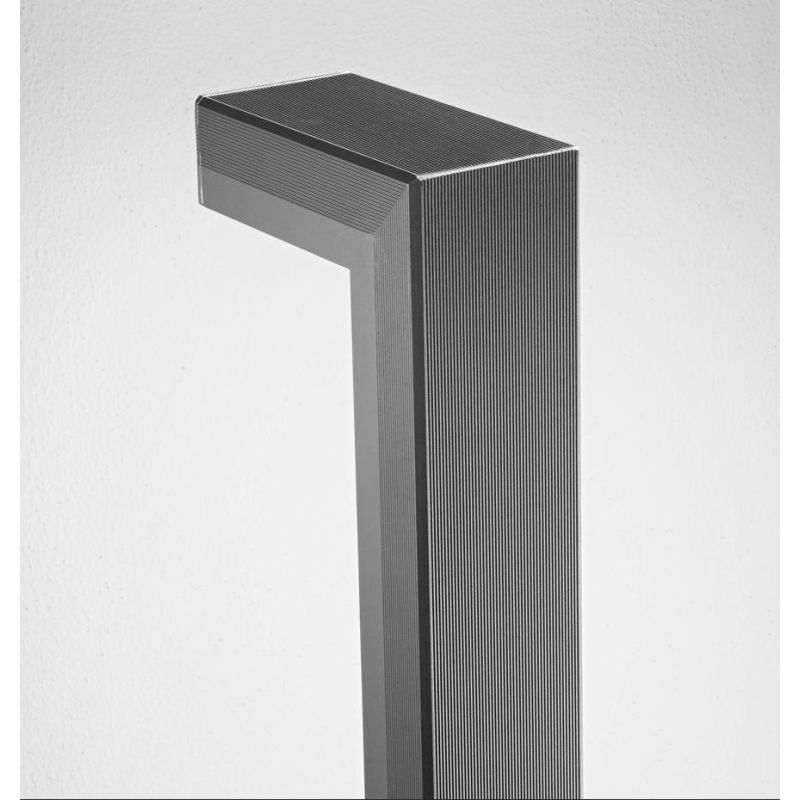 BIARRITZ PALO DA GIARDINO IN 2 MISURE IP54 LED 15W LUCE 3000K ALLUMINIO ANTRACITE O CORTEN MODERNO