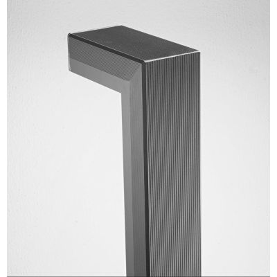 BIARRITZ PALO DA GIARDINO IN 2 MISURE IP54 LED 15W LUCE 3000K ALLUMINIO ANTRACITE O CORTEN MODERNO