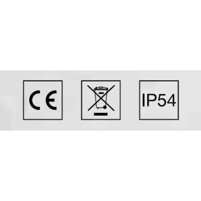 ANGLET PALO DA GIARDINO IN 2 MISURE IP54 LED 15W LUCE 3000K ALLUMINIO ANTRACITE O CORTEN MODERNO
