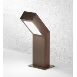 ANGLET PALO DA GIARDINO IN 2 MISURE IP54 LED 15W LUCE 3000K ALLUMINIO ANTRACITE O CORTEN MODERNO 2