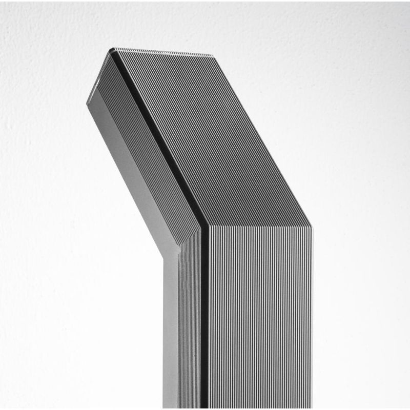 ANGLET PALO DA GIARDINO IN 2 MISURE IP54 LED 15W LUCE 3000K ALLUMINIO ANTRACITE O CORTEN MODERNO