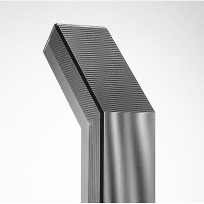 ANGLET PALO DA GIARDINO IN 2 MISURE IP54 LED 15W LUCE 3000K ALLUMINIO ANTRACITE O CORTEN MODERNO