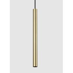 ULTRATHIN SOSPENSIONE MODERNA CILINDRICA LED 11,5W LUCE 3000K METALLO BIANCO NERO O CROMO Ideal Lux - Cristalensi Shop Online