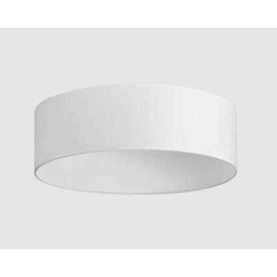 SET UP SLIM PLAFONIERA D45 CM IN PVC RIVESTITA IN TESSUTO 4 COLORI MODERNA LAMPADINE ATTACCO E27