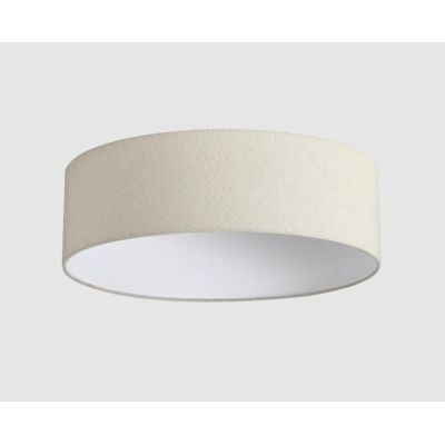 SET UP SLIM PLAFONIERA D45 CM IN PVC RIVESTITA IN TESSUTO 4 COLORI MODERNA LAMPADINE ATTACCO E27