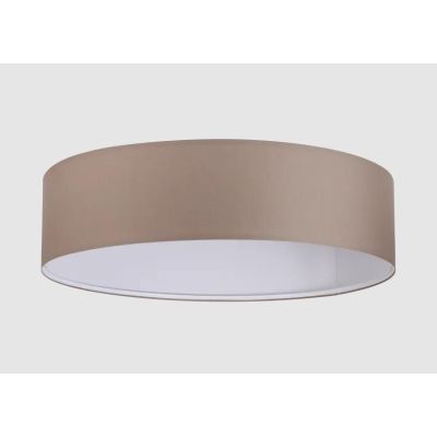 SET UP SLIM PLAFONIERA D70 CM IN PVC RIVESTITA IN TESSUTO 4 COLORI MODERNA LAMPADINE ATTACCO E27