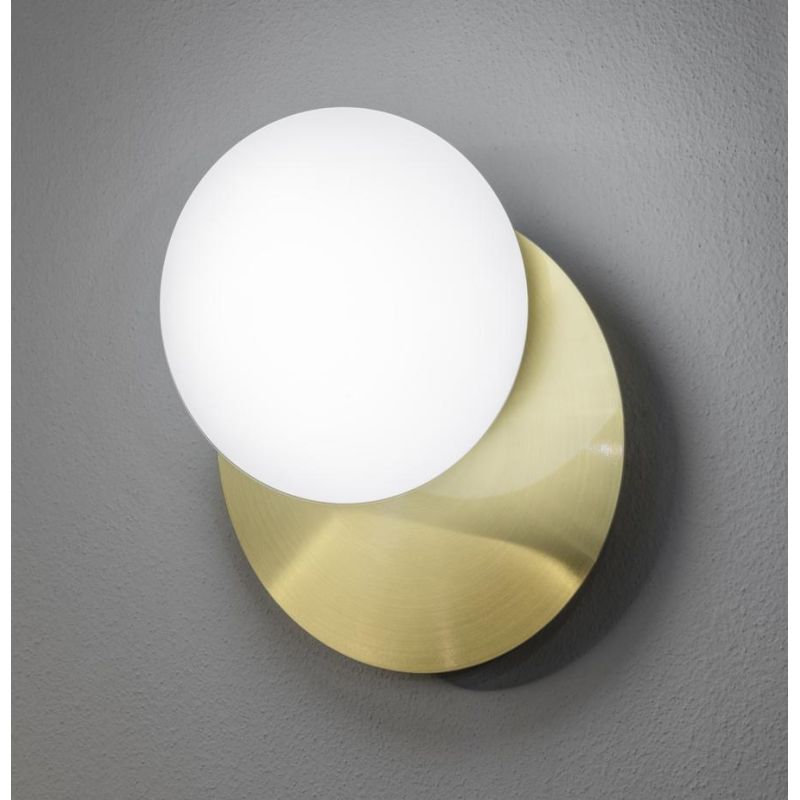 LAMPADA DA PARETE 1 O 2 LUCI IN METALLO ORO O BIANCO 2 MISURE MODERNA LAMPADINE GX53 INCLUSE