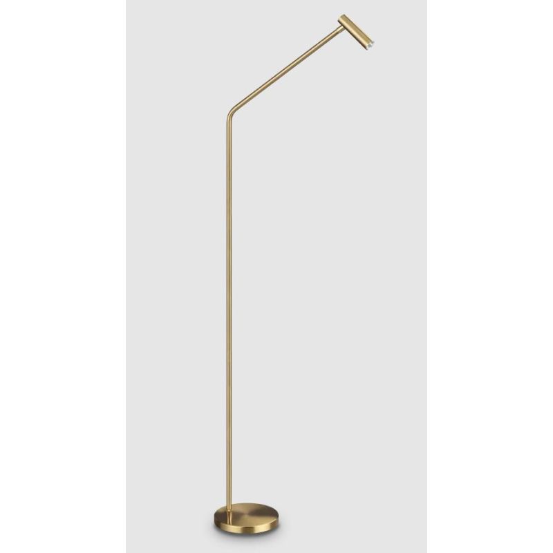 EASY PIANTANA ORIENTABILE H126 CM LED 3.5W LUCE 3000K METALLO BIANCO, NERO O OTTONE MODERNA