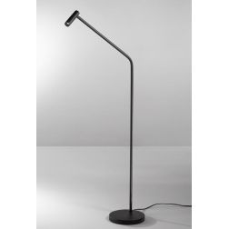 EASY PIANTANA ORIENTABILE H126 CM LED 3.5W LUCE 3000K METALLO BIANCO, NERO O OTTONE MODERNA