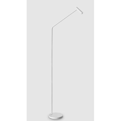 EASY PIANTANA ORIENTABILE H126 CM LED 3.5W LUCE 3000K METALLO BIANCO, NERO O OTTONE MODERNA