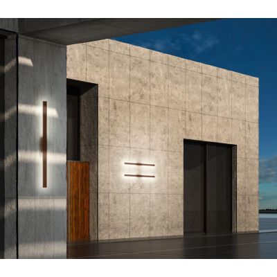 LINEA APPLIQUE LINEARE 2 MISURE IP54 LED INTEGRATO LUCE INDIRETTA 3000K 4 COLORI MODERNA